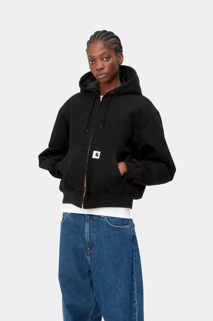 CARHARTT WIP W' ACTIVE JACKET BLACK RINSED