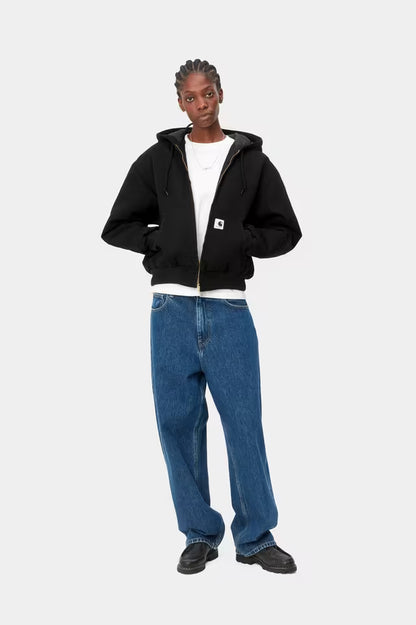 CARHARTT WIP W' ACTIVE JACKET BLACK RINSED