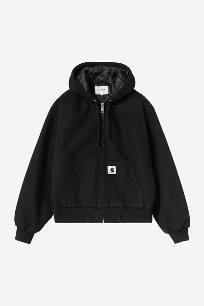 CARHARTT WIP W' ACTIVE JACKET BLACK RINSED