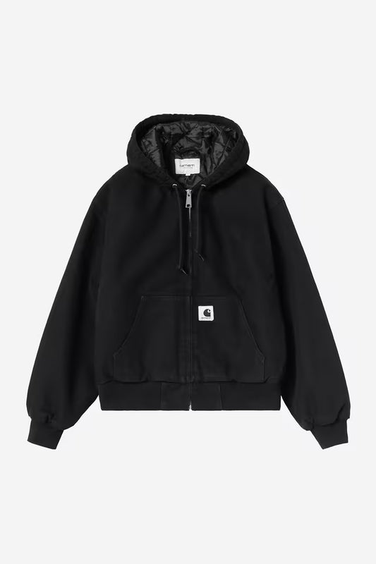 CARHARTT WIP W' ACTIVE JACKET BLACK RINSED