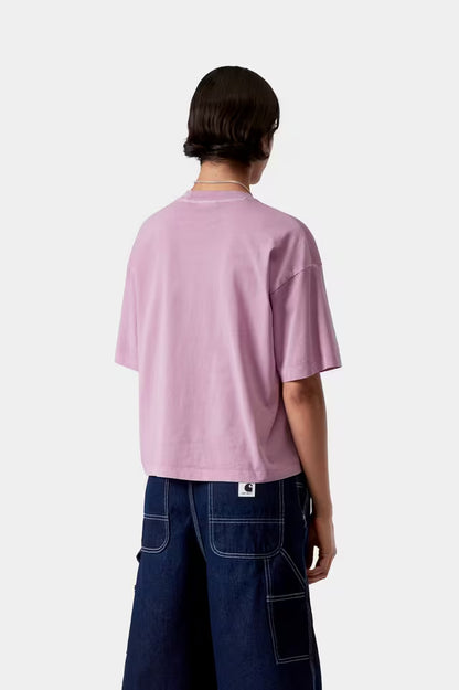 CARHARTT WIP W' NELSON T-SHIRT GENTLE PURPLE GARMENT DYED