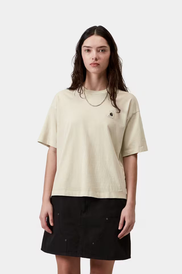 CARHARTT WIP W' NELSON T-SHIRT STONE GARMENT DYED