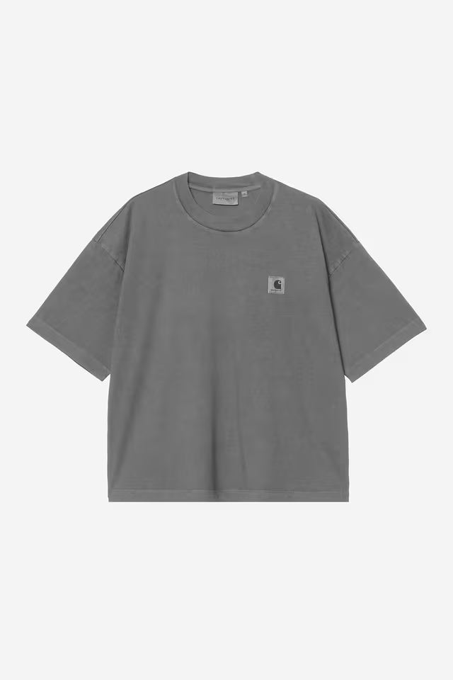 CARHARTT WIP W' NELSON T-SHIRT BLACK GARMENT DYED