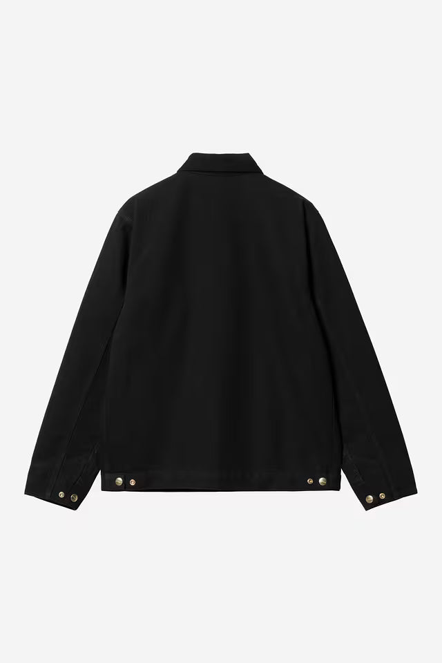 CARHARTT WIP DETROIT JACKET BLACK RINSED