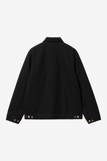 CARHARTT WIP DETROIT JACKET BLACK RINSED