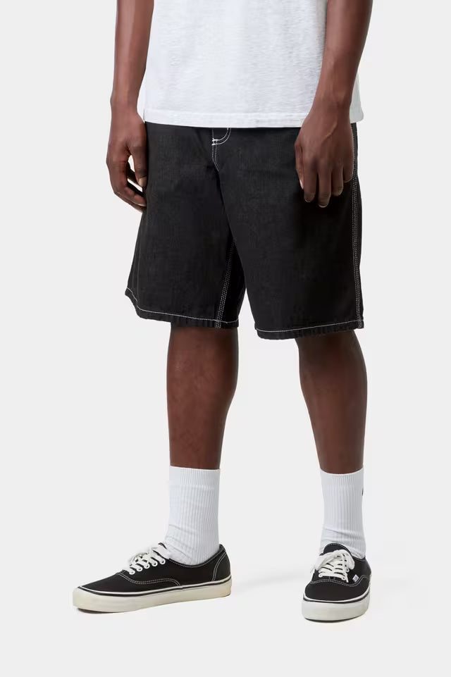 CARHARTT WIP SIMPLE SHORT BLACK ONE WASH