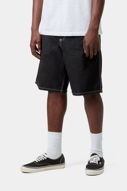 CARHARTT WIP SIMPLE SHORT BLACK ONE WASH