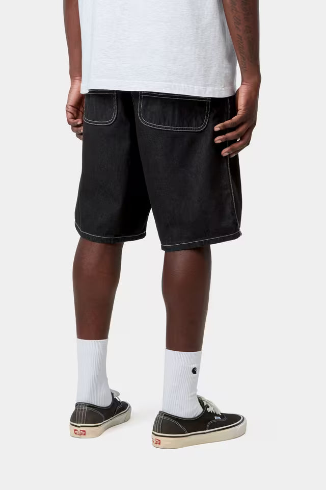 CARHARTT WIP SIMPLE SHORT BLACK ONE WASH