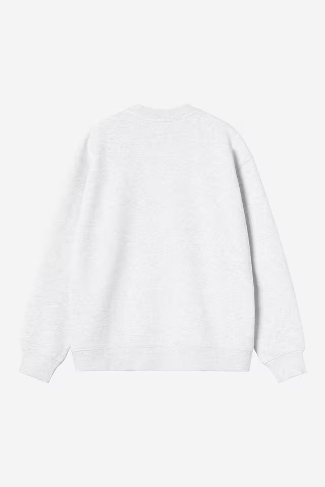 CARHARTT WIP W' CARHARTT SWEAT ASH HEATHER/COZY PUEPLE