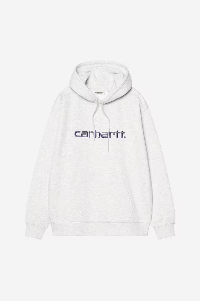 CARHARTT WIP W' HOODED CARHARTT SWEAT ASH HEATHER