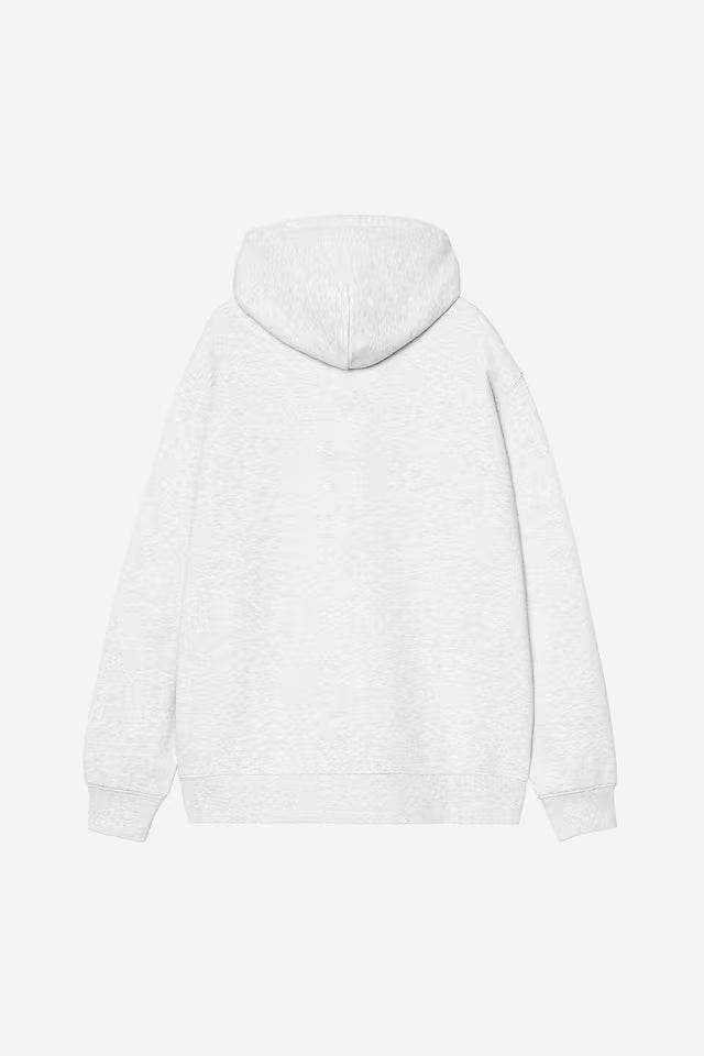 CARHARTT WIP W' HOODED CARHARTT SWEAT ASH HEATHER