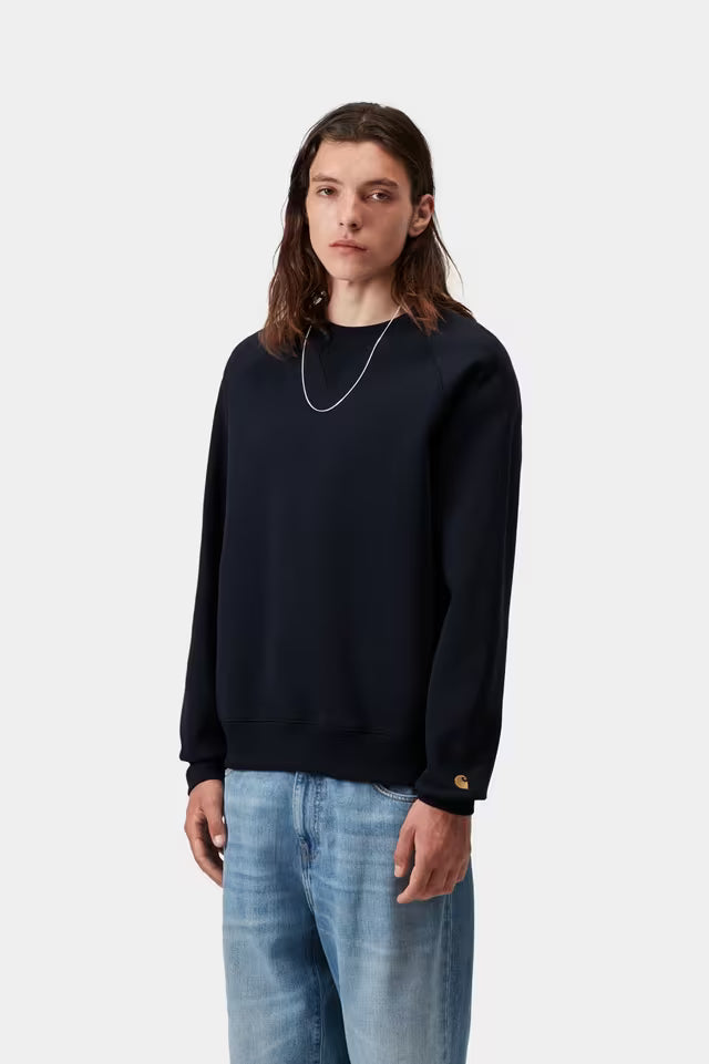 CARHARTT WIP CHASE SWEAT DARK NAVY