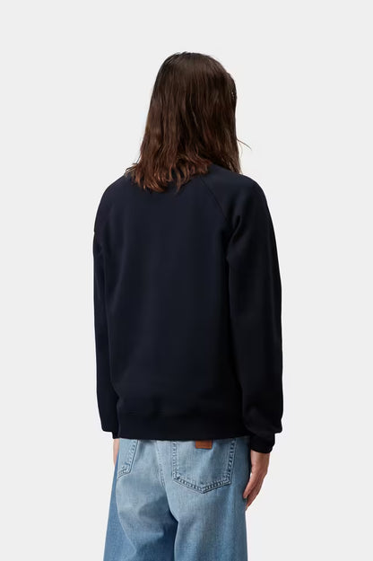CARHARTT WIP CHASE SWEAT DARK NAVY