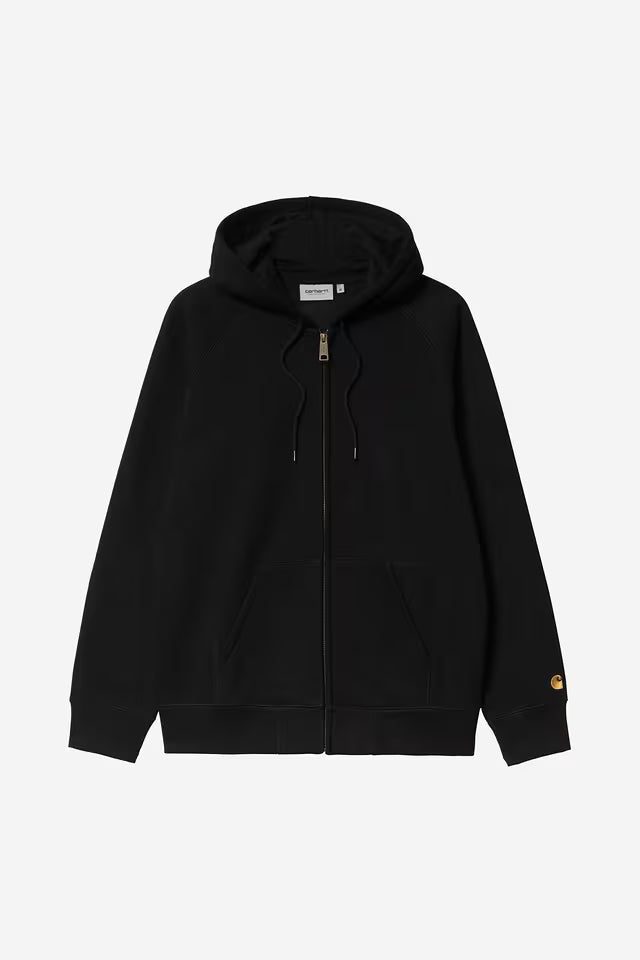 CARHARTT WIP HOODED CHASE JACKET BLACK