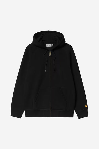 CARHARTT WIP HOODED CHASE JACKET BLACK
