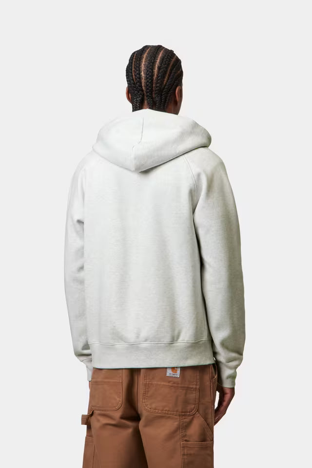 CARHARTT WIP HOODED CHASE JACKET ASH HEATHER