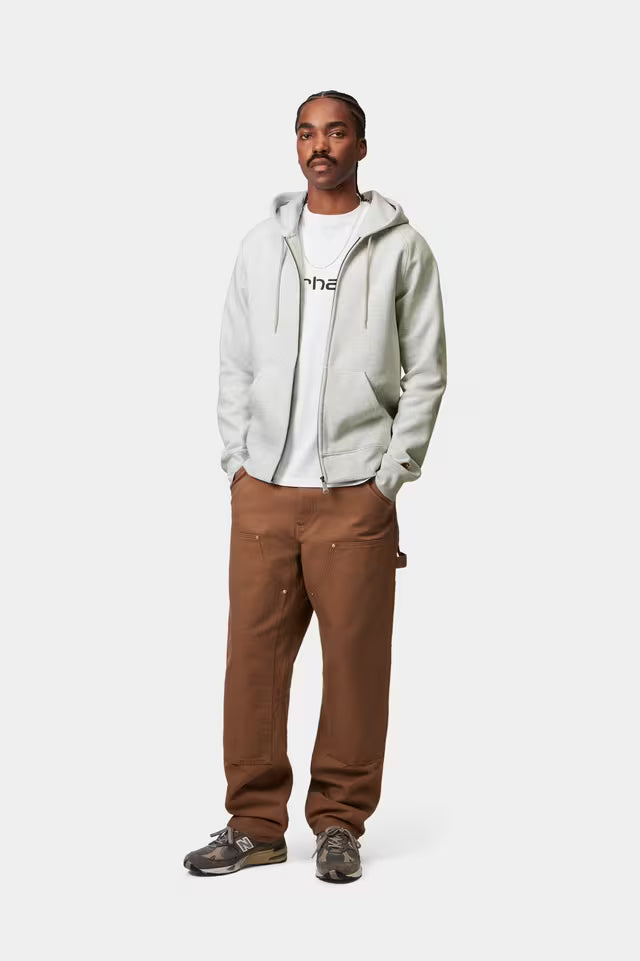 CARHARTT WIP HOODED CHASE JACKET ASH HEATHER