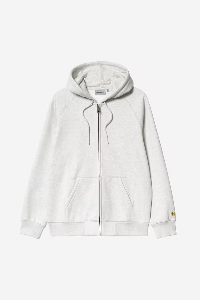 CARHARTT WIP HOODED CHASE JACKET ASH HEATHER