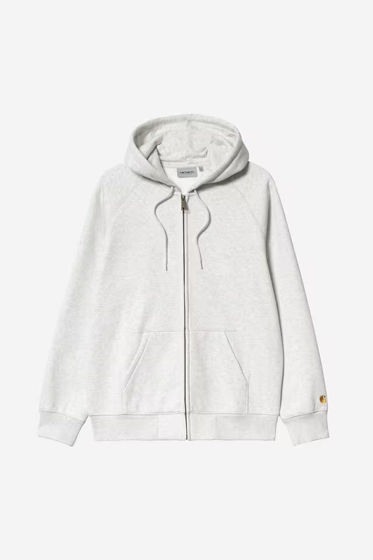 CARHARTT WIP HOODED CHASE JACKET ASH HEATHER