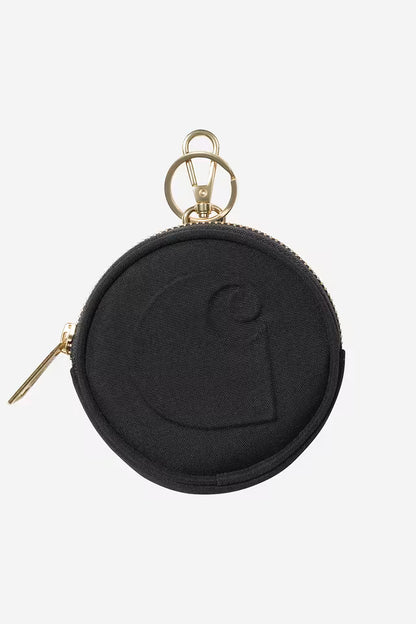 CARHARTT WIP CLARTON ZIP WALLET BLACK