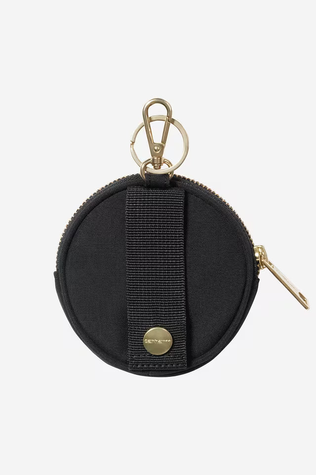 CARHARTT WIP CLARTON ZIP WALLET BLACK