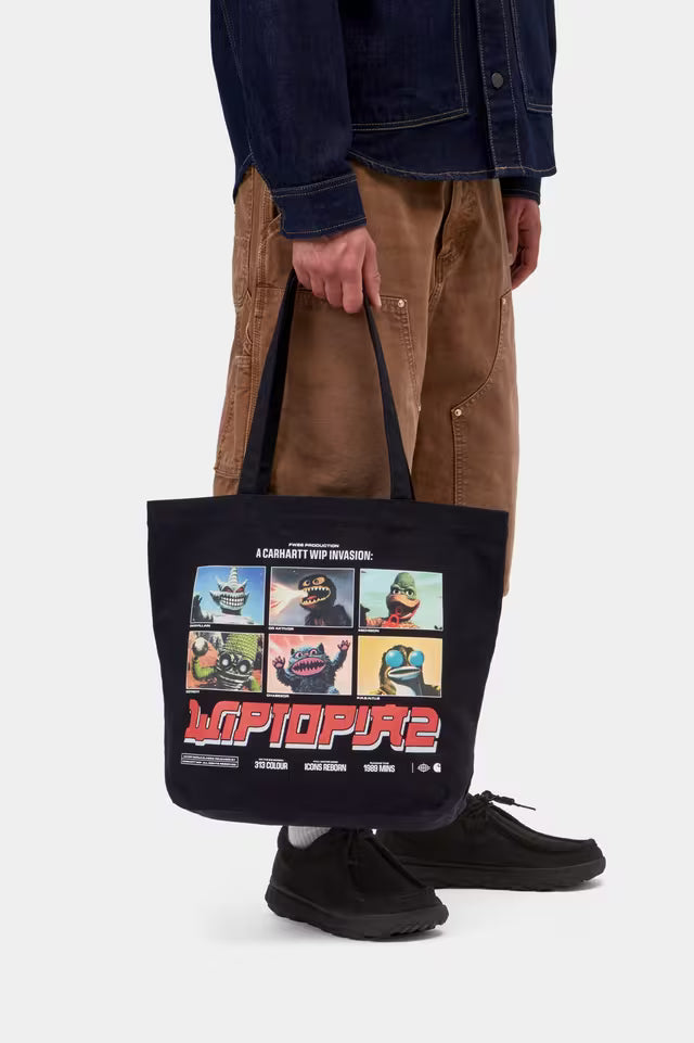 CARHARTT WIP WIPTOPIA II CANVAS GRAPHIC TOTE