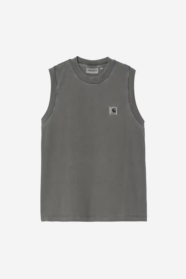 CARHARTT WIP W' NELSON A-SHIRT BLACK GARMENT DYED
