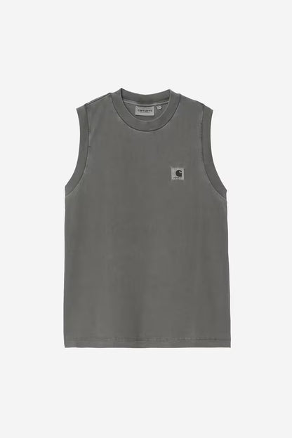 CARHARTT WIP W' NELSON A-SHIRT BLACK GARMENT DYED