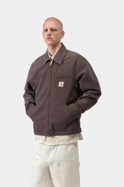 CARHARTT WIP DETROIT JACKET SHALE STONE CANVAS