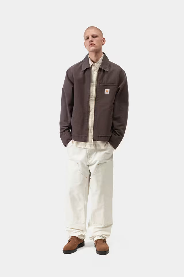 CARHARTT WIP DETROIT JACKET SHALE STONE CANVAS