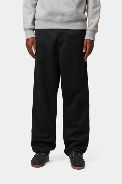 CARHARTT WIP SIMPLE PANT BLACK RINSED