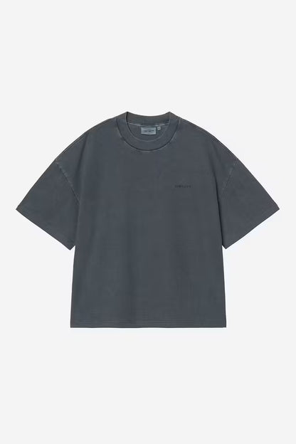 CARHARTT WIP BENTON T-SHIRT CARBON GARMENT DYED