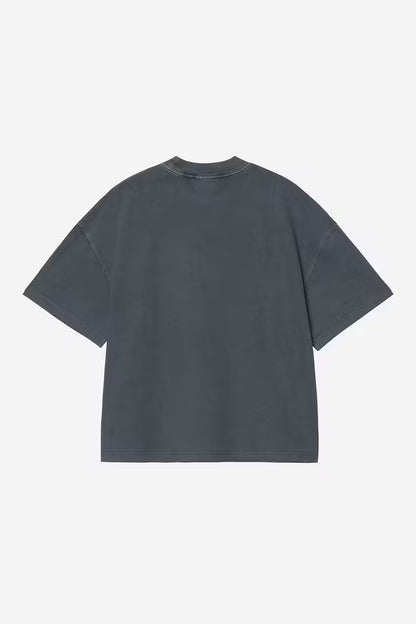 CARHARTT WIP BENTON T-SHIRT CARBON GARMENT DYED