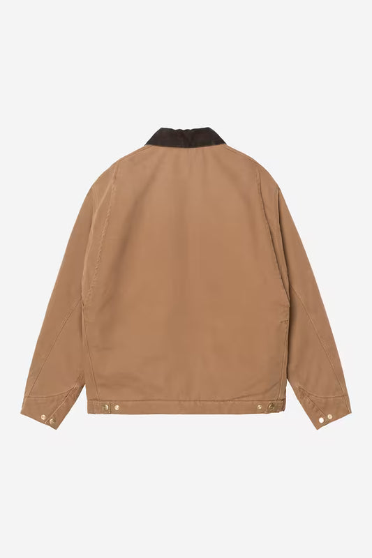 CARHARTT WIP OG DETROIT JACKET HAMILTON BROWN TOBACCO STONE CANVAS