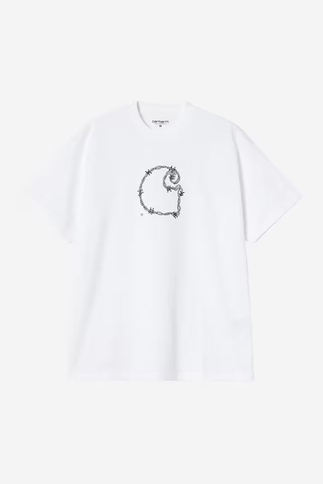 CARHARTT WIP BARBWIRE C T-SHIRT WHITE