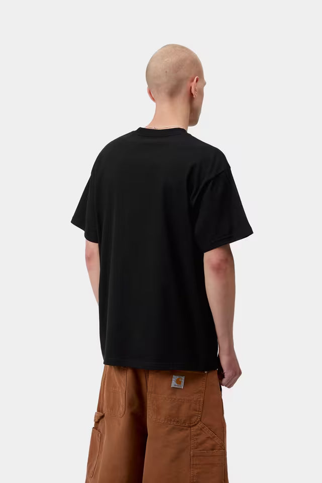 CARHARTT WIP BARBWIRE C T-SHIRT BLACK