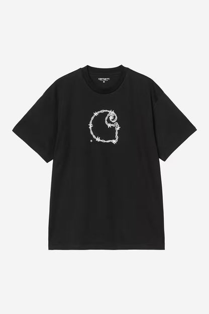 CARHARTT WIP BARBWIRE C T-SHIRT BLACK