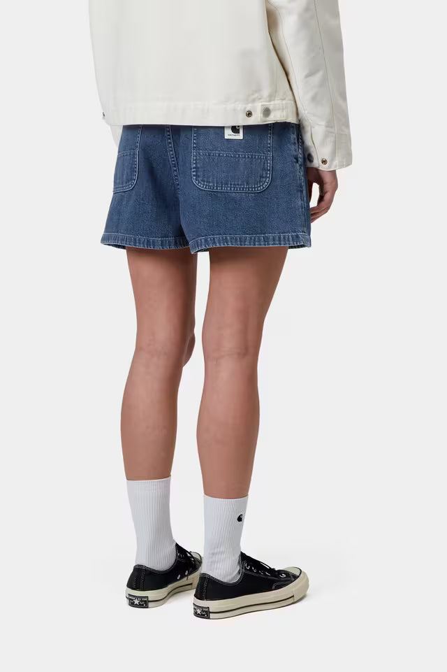 CARHARTT WIP W' LOVA SHORT BLUE STONE WASHED