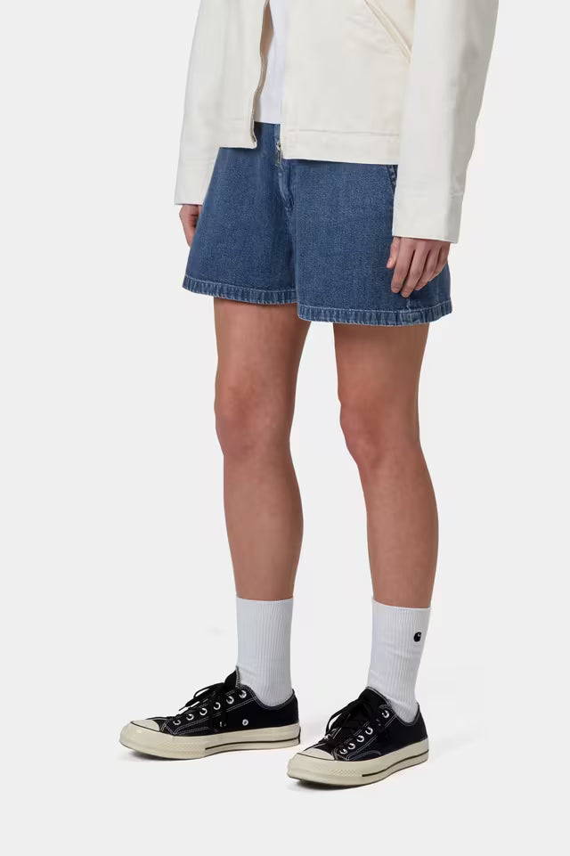 CARHARTT WIP W' LOVA SHORT BLUE STONE WASHED