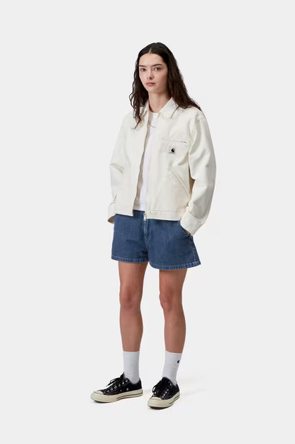 CARHARTT WIP W' LOVA SHORT BLUE STONE WASHED