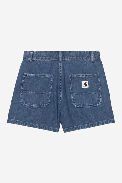 CARHARTT WIP W' LOVA SHORT BLUE STONE WASHED