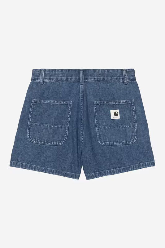 CARHARTT WIP W' LOVA SHORT BLUE STONE WASHED