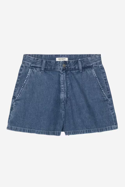 CARHARTT WIP W' LOVA SHORT BLUE STONE WASHED
