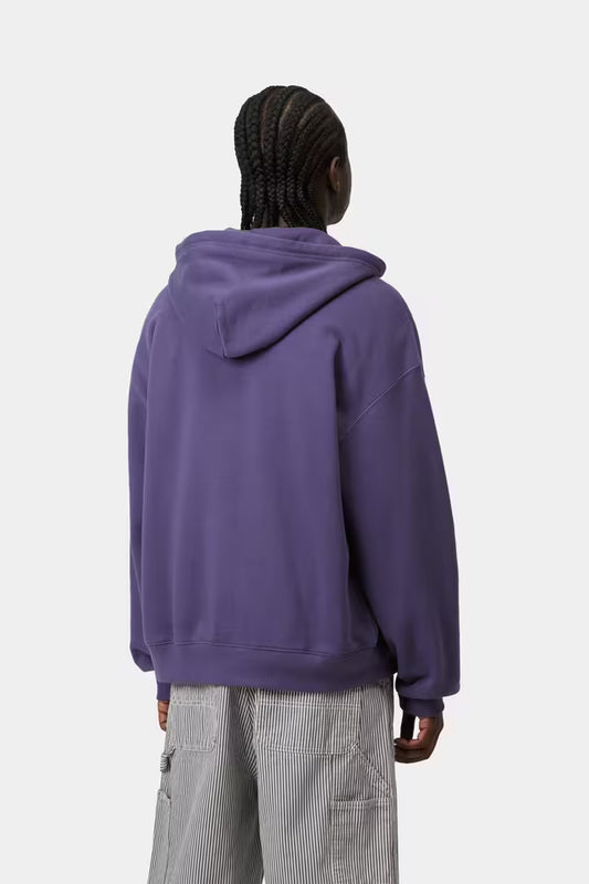 CARHARTT HOODED WIP LABEL SWEAT JACKET CALLA