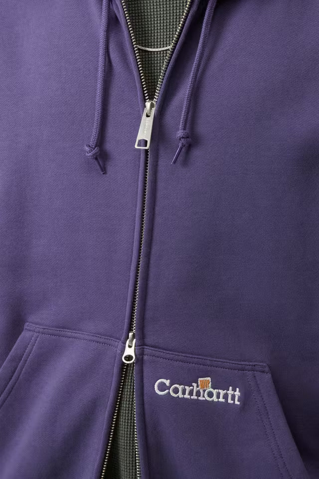 CARHARTT HOODED WIP LABEL SWEAT JACKET CALLA