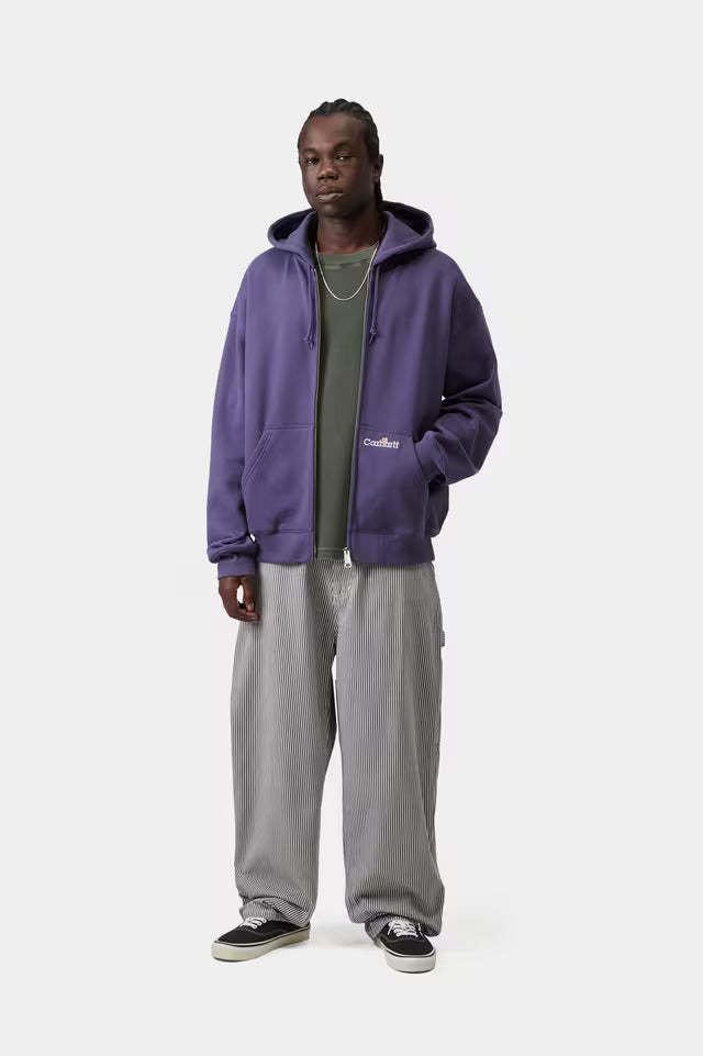 CARHARTT HOODED WIP LABEL SWEAT JACKET CALLA