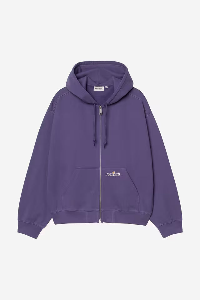 CARHARTT HOODED WIP LABEL SWEAT JACKET CALLA