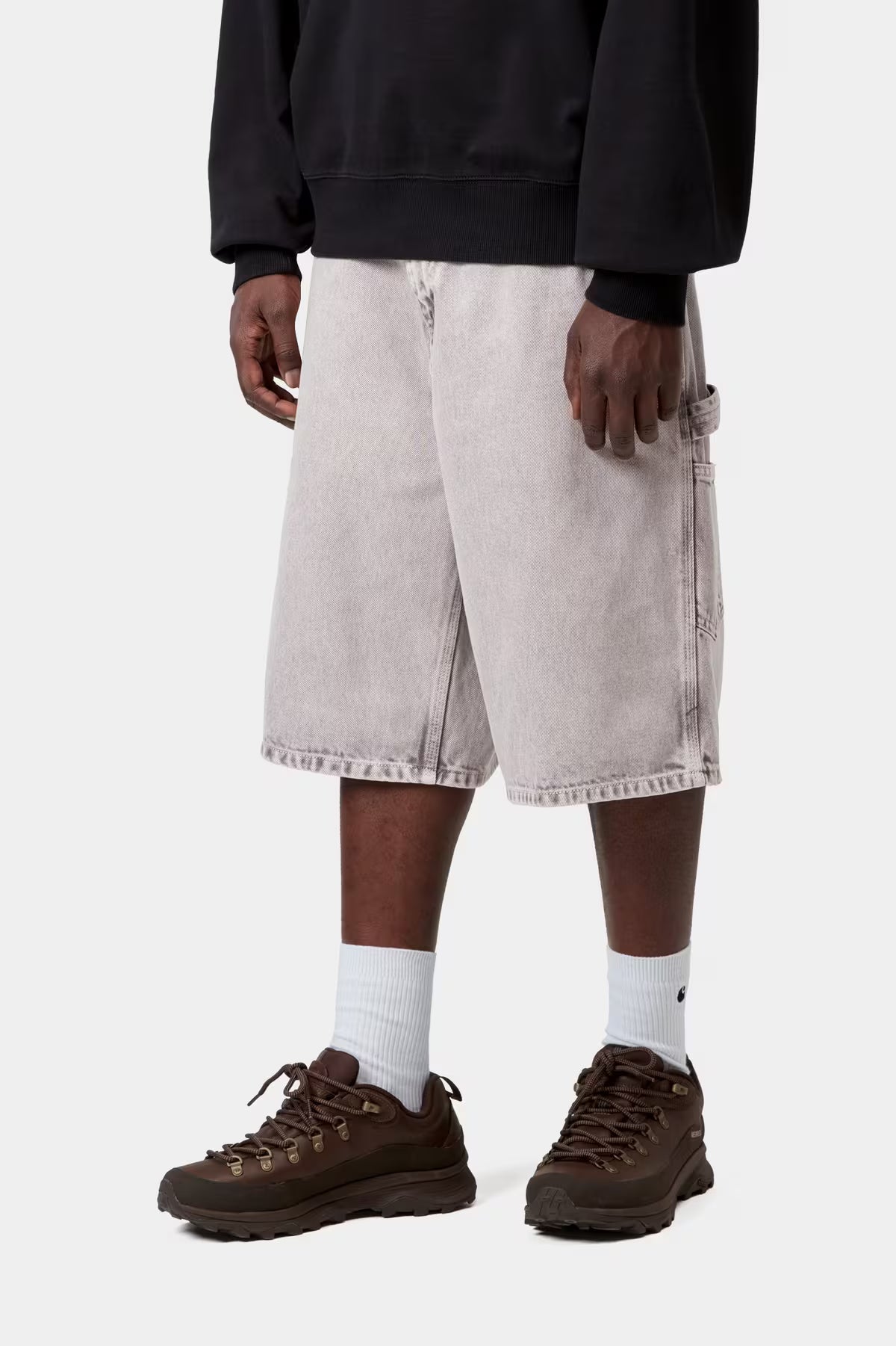 CARHARTT WIP OG SINGLE KNEE SHORT SHALE CLALK WASH