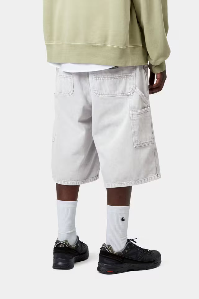 CARHARTT WIP OG SINGLE KNEE SHORT BLACK CLALK WASH