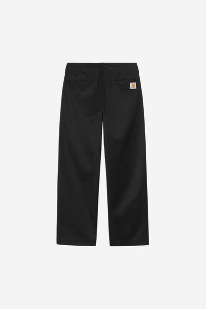 CARHARTT WIP HAROLD PANT BLACK RIGID